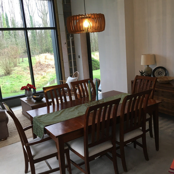 Customer photo of a Mastercraft Shop wooden pendant light