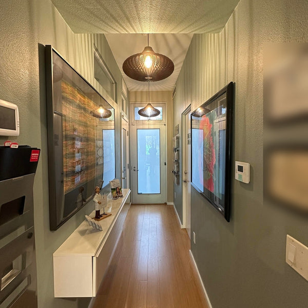Customer photo of a Mastercraft Shop wooden pendant light