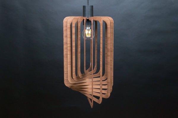 Frame 02 wooden pendant light – Scandinavian design for the dining room – photo 5