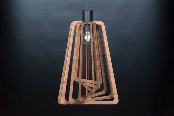 Frame 01 wooden pendant light – Scandinavian design – photo 6