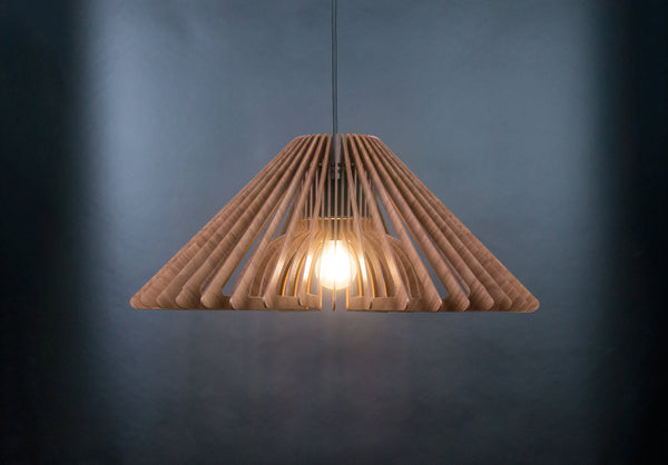 Umbrella 02 wooden pendant light – mid-century and Scandinavian design – photo 7
