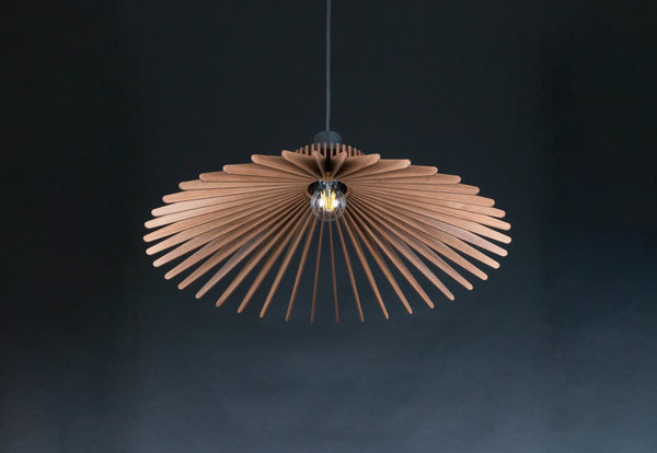 Umbrella 01 wooden pendant light – geometric design for the living room – photo 5