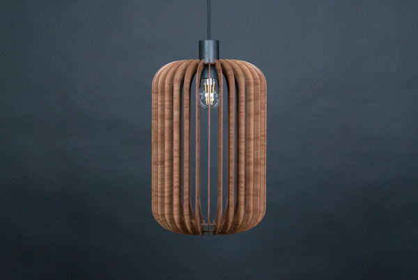 Lantern wooden pendant light – Scandinavian design