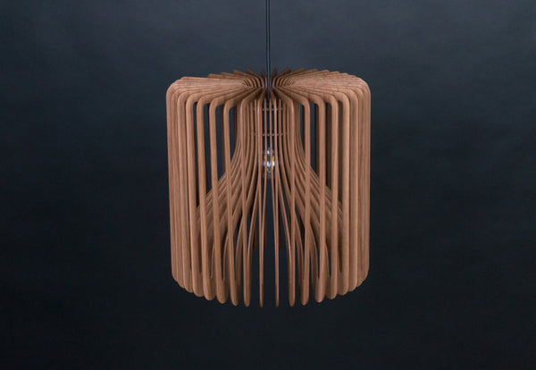 Barrel wooden pendant light – Scandinavian design