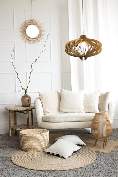 Medusa wooden pendant light – geometric and Scandinavian design for a kitchen island – photo 11