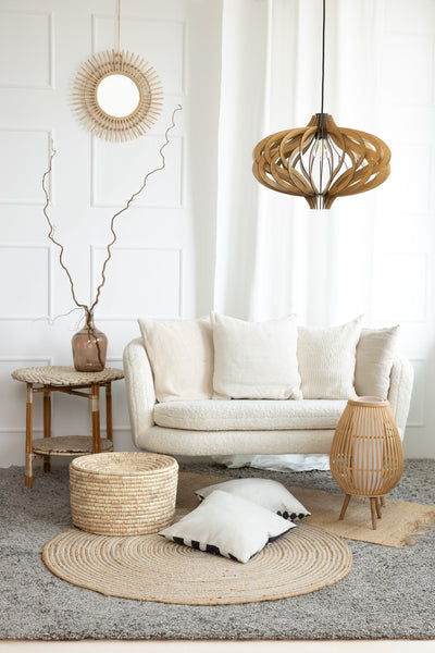 Medusa wooden pendant light – geometric and Scandinavian design for the entryway and stairs – photo 4