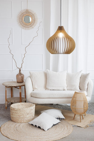 Bell wooden pendant light – Scandinavian design – photo 3