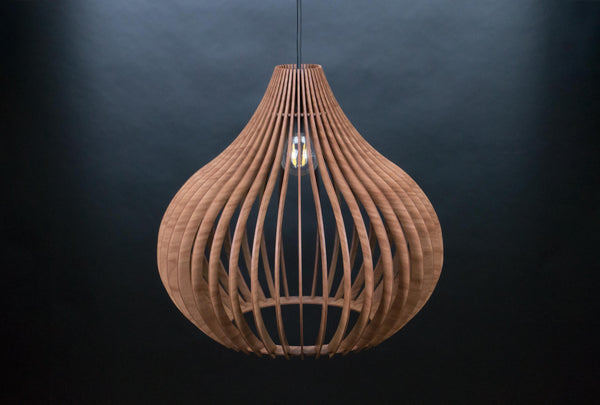 Bell wooden pendant light – Scandinavian design