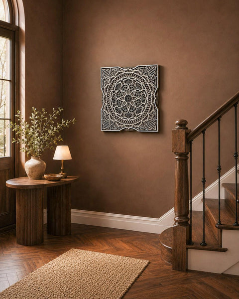 Mandala layered wooden wall art – laser-cut, hand-finished in Klaipėda – photo 12